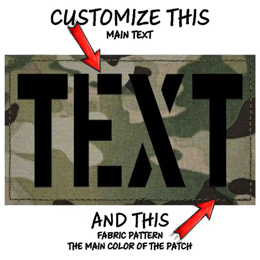 Custom IR Reflective Call Sign Patch