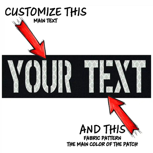 Custom Reflective Name Tape